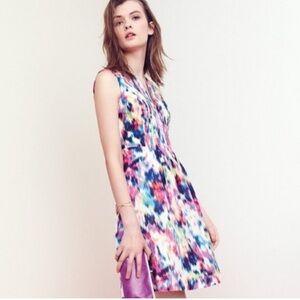NYDJ Lana Ikat watercolor dress with slip size 4